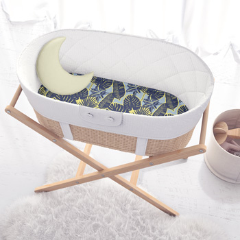 cradle made of cotton banana leaves fabric