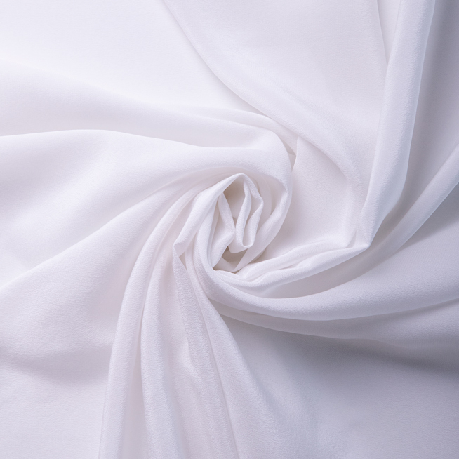 Custom printed silk crepe