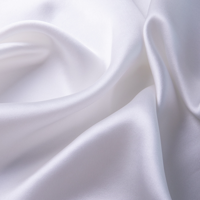 Custom printed silk satin