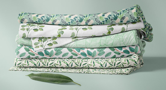 Fabrics printed ecologically with student’s discount