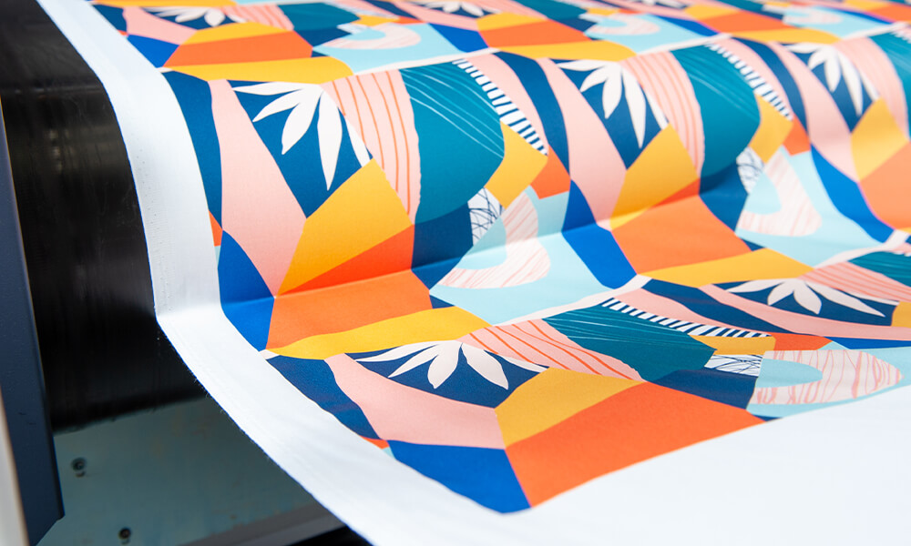 High Quality Rayon Printed Fabric Reactive Screen Print Fabric 100