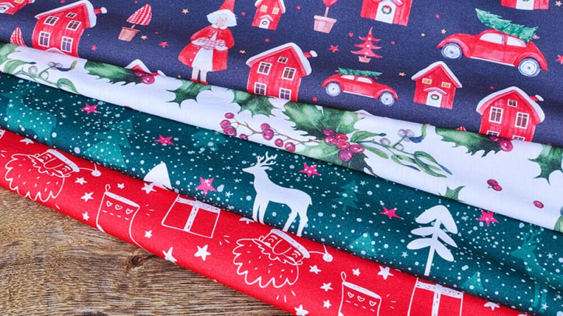 Christmas pattern fabric - print your own Christmas fabric! - CottonBee blog