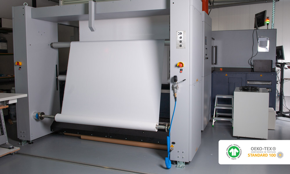 OEKO-TEX Standard 100 certified print technology.