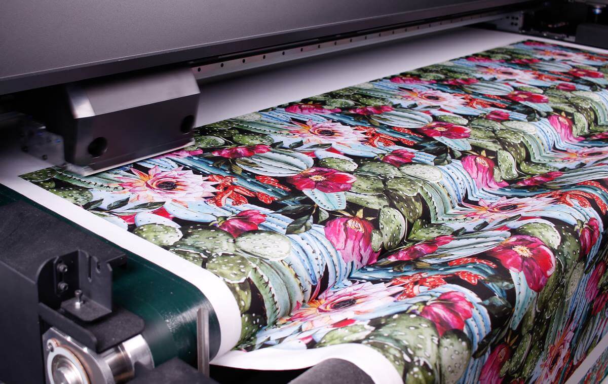 Woven fabrics printed on demand