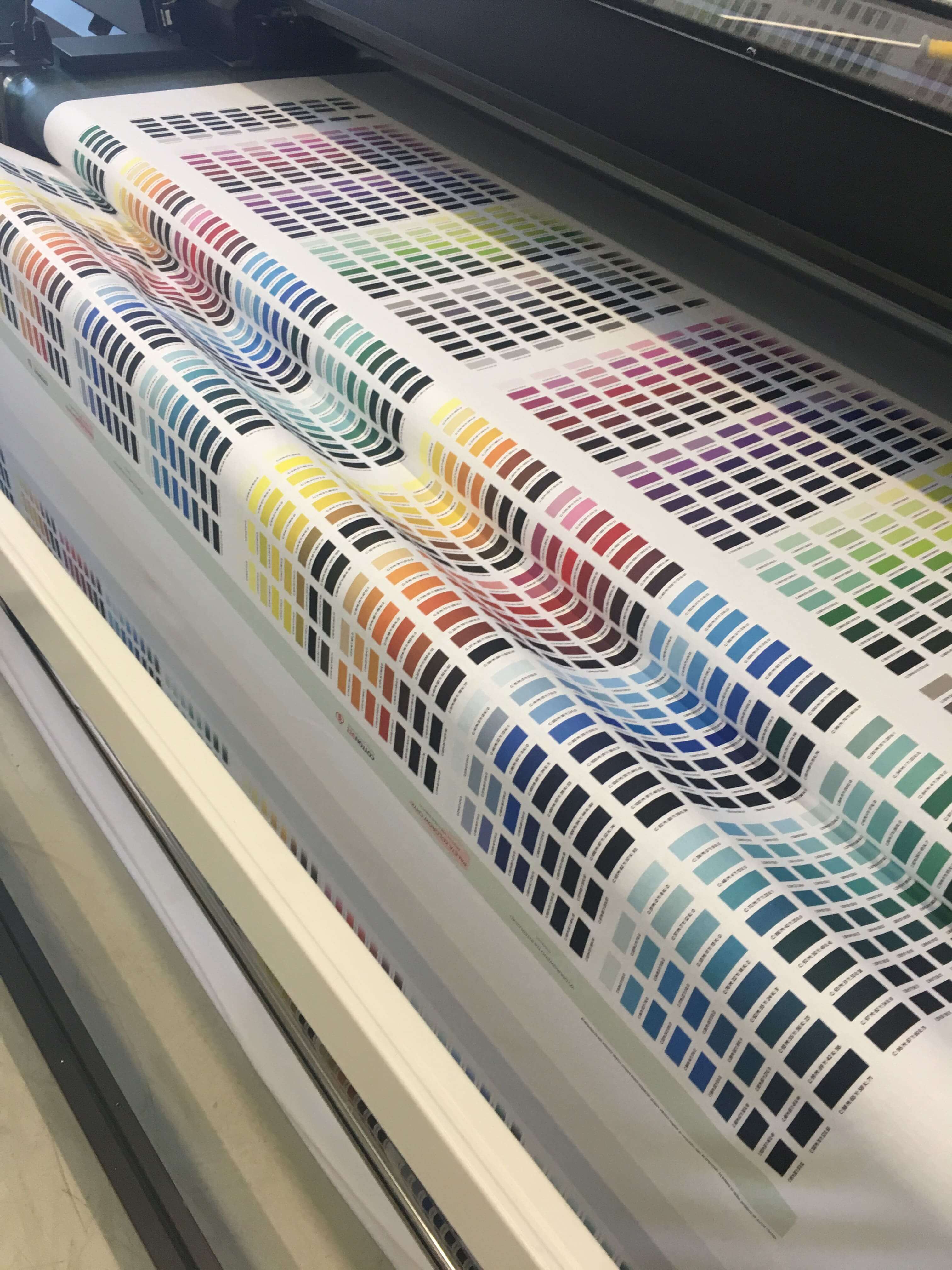 Fabric printing - color giude