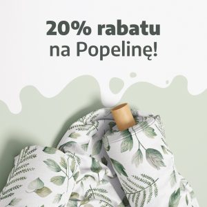Popelina – nowy hit w naszej ofercie! 20% zniżki na zakup tego materiału! 
