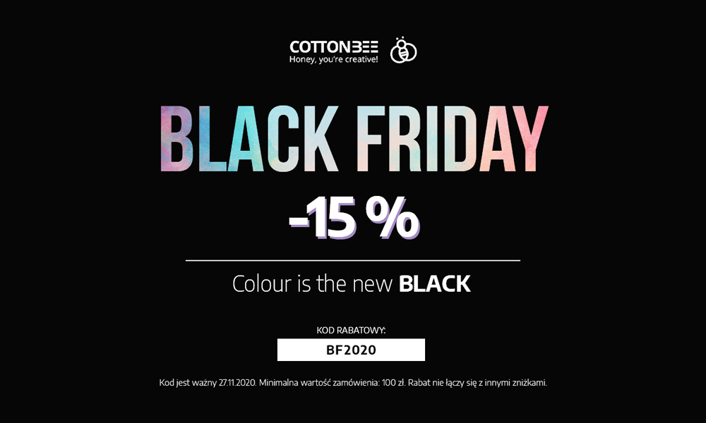 -15% rabatu na Black Friday 2020