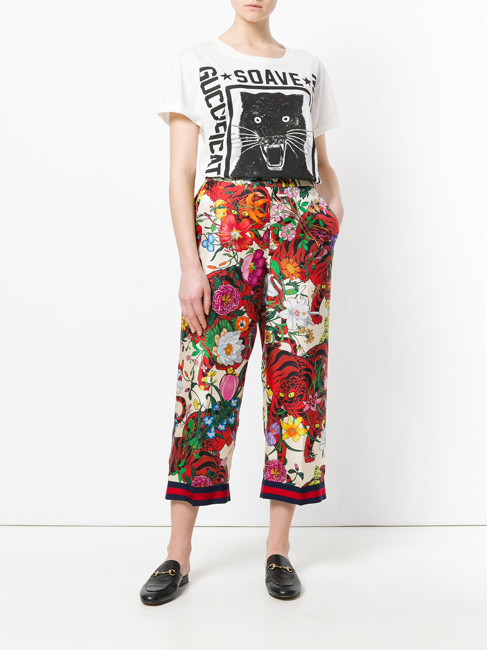 kwiatowe wzory na pokazach mody na 2018