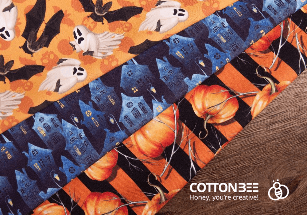 halloween printed sewing fabrics