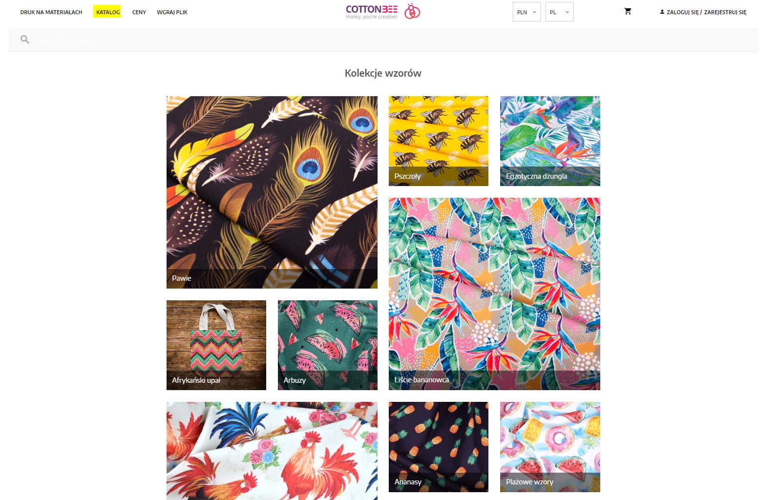 kolekcje wzorow do drukowania