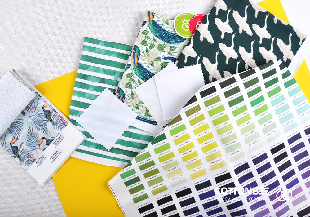 Wydrukuj bawełniany materiał na sukienkę w CottonBee