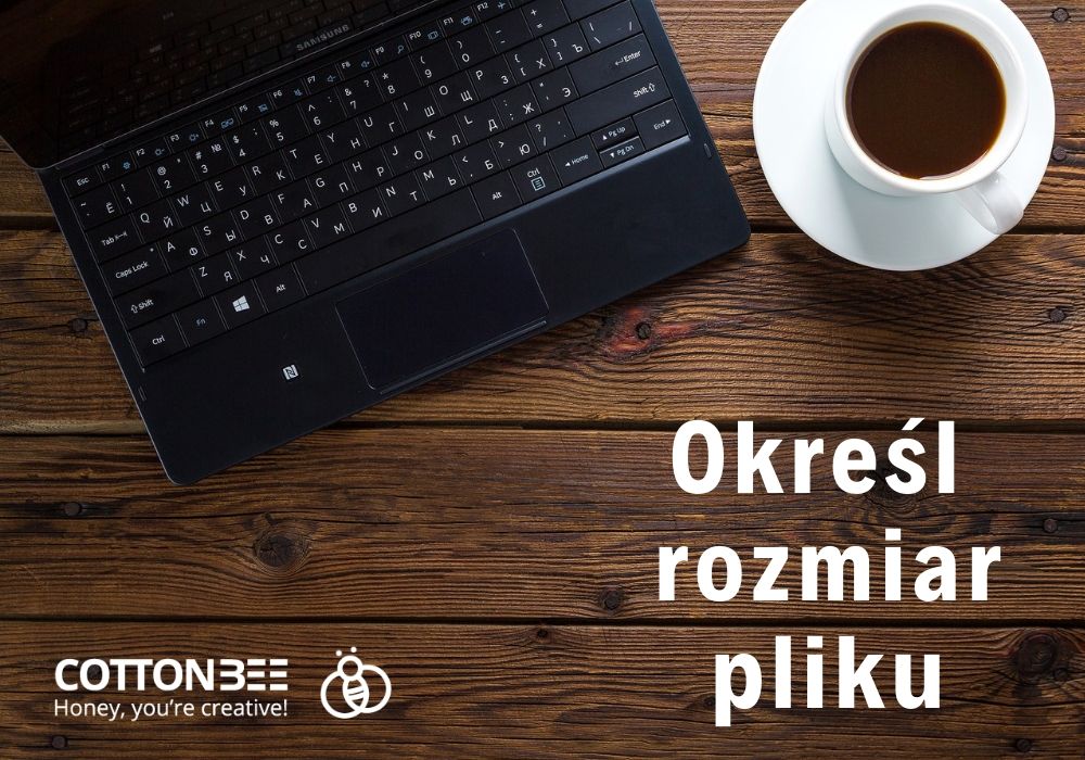rozmiar pliku do druku na materiale