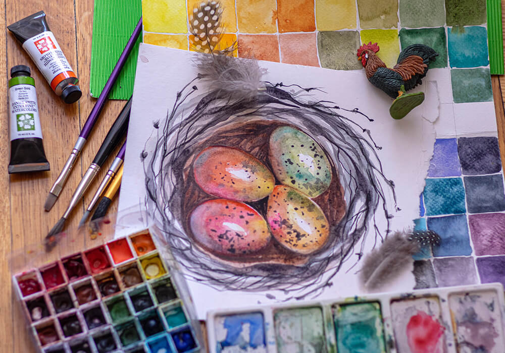 dekoracje wielkanocne DIY