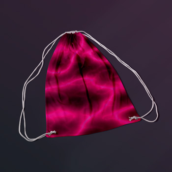 neon fabric bag