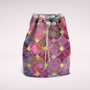 bag made of oriental fabric