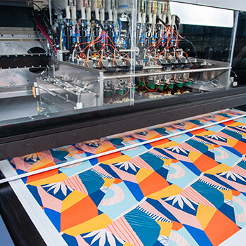 Fabric printing - no minimum order. Digital fabric printing