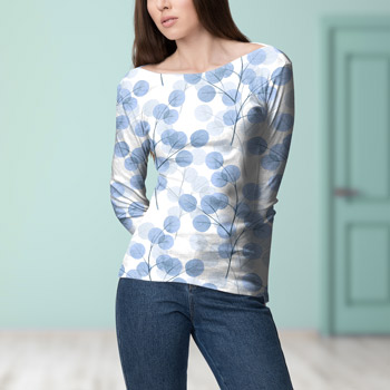 longsleeve made of watercolour fabric