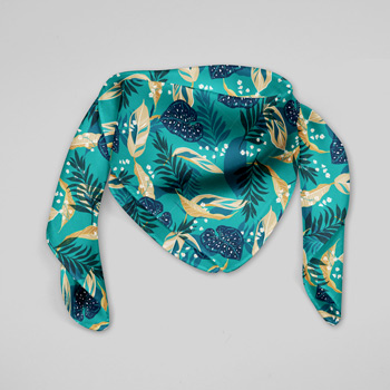 scarf made of banana leaves fabric