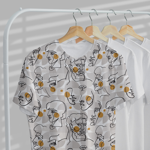 tshirt made with classical fabric
