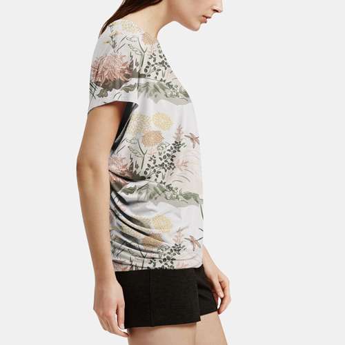 T-Shirt aus orientalischem Stoff
