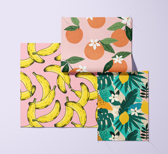 Fruits Design Fabric V1 